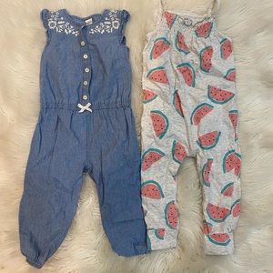 Carter’s rompers size 18 months
